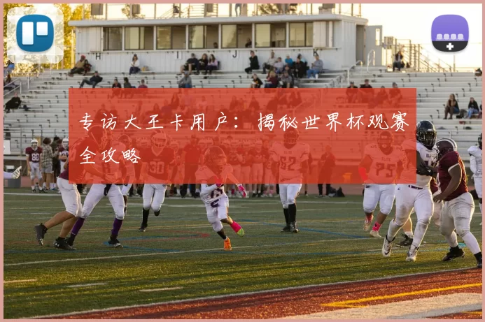 专访大王卡用户:揭秘世界杯观赛全攻略
