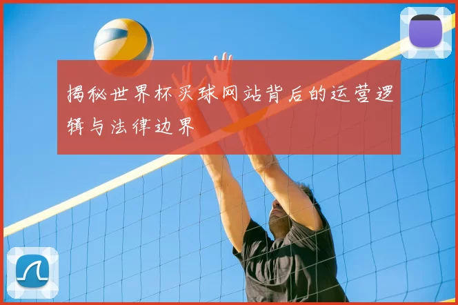 揭秘世界杯买球网站背后的运营逻辑与法律边界