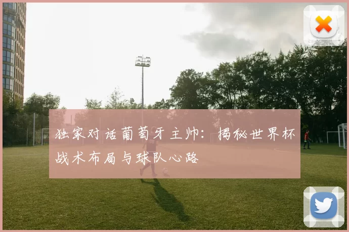 独家对话葡萄牙主帅：揭秘世界杯战术布局与球队心路
